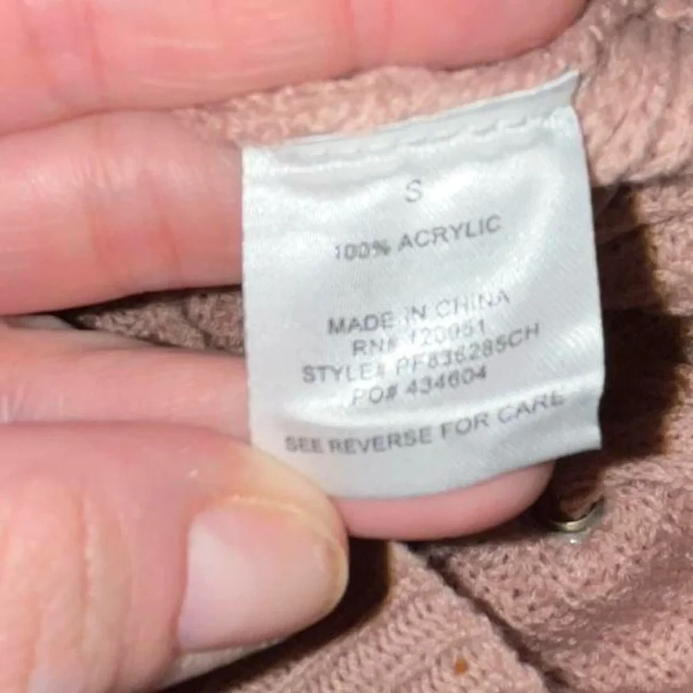 Pink Rose Blush Crew Neck Sweater​ - Picture 5 of 5